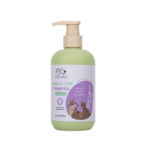 Cross-border wholesale in English pet shower gel shampoo 300ml long-lasting fragrance shower gel for cats and dogs