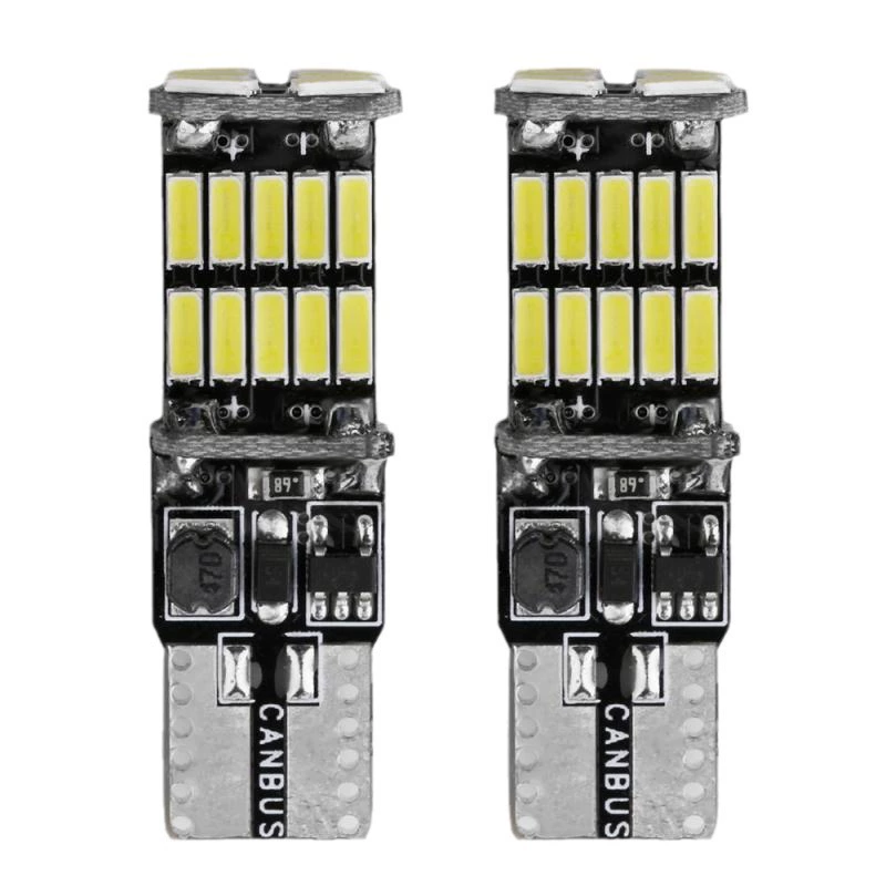 Декодирующая светодиодная панель на широком свете T15 T10 4014 26smd светильник для номера Canbus чтения W5W