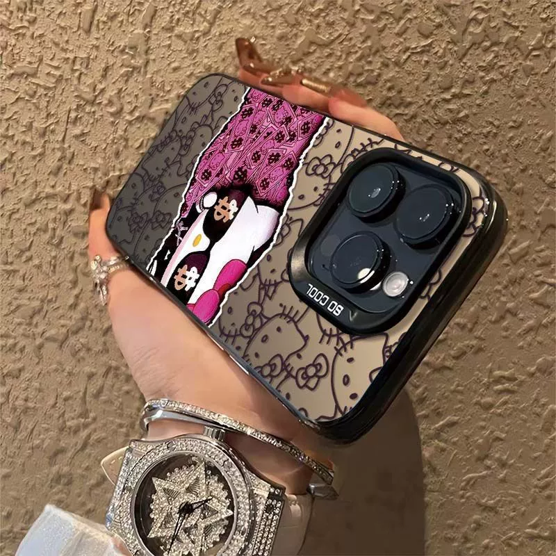Apple, совместимые солнечные очки, iPhone17, чехол с мультяшным милым дизайном, 17promax, 16, 14, защита от падений, (торговля через границу)
