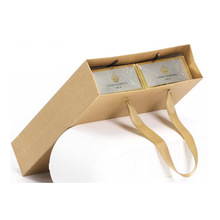 手提纸袋送礼礼品袋两条大方黑色卡纸HM香烟红色空袋外包装L5烟装