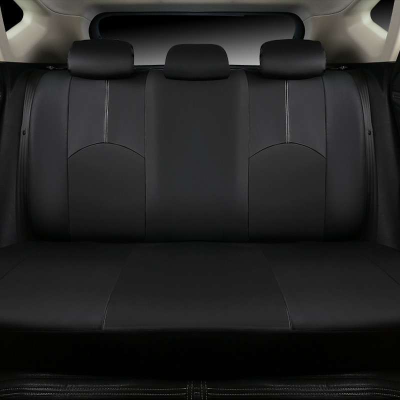 Cross-border European and Russian best-selling leather perforated car seat covers 9-piece set breathable and dustproof