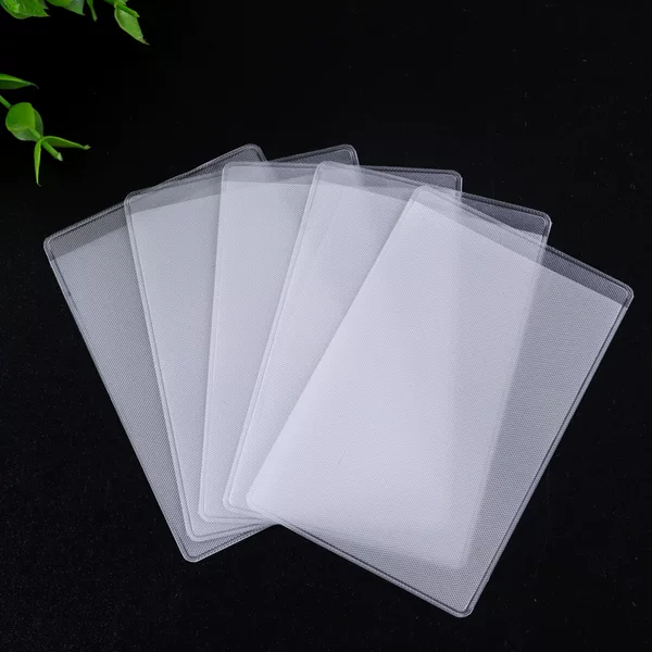 Spot soft pvc card set wholesale exhibition card set pvc transparent dustproof work card set manufacturers wholesale