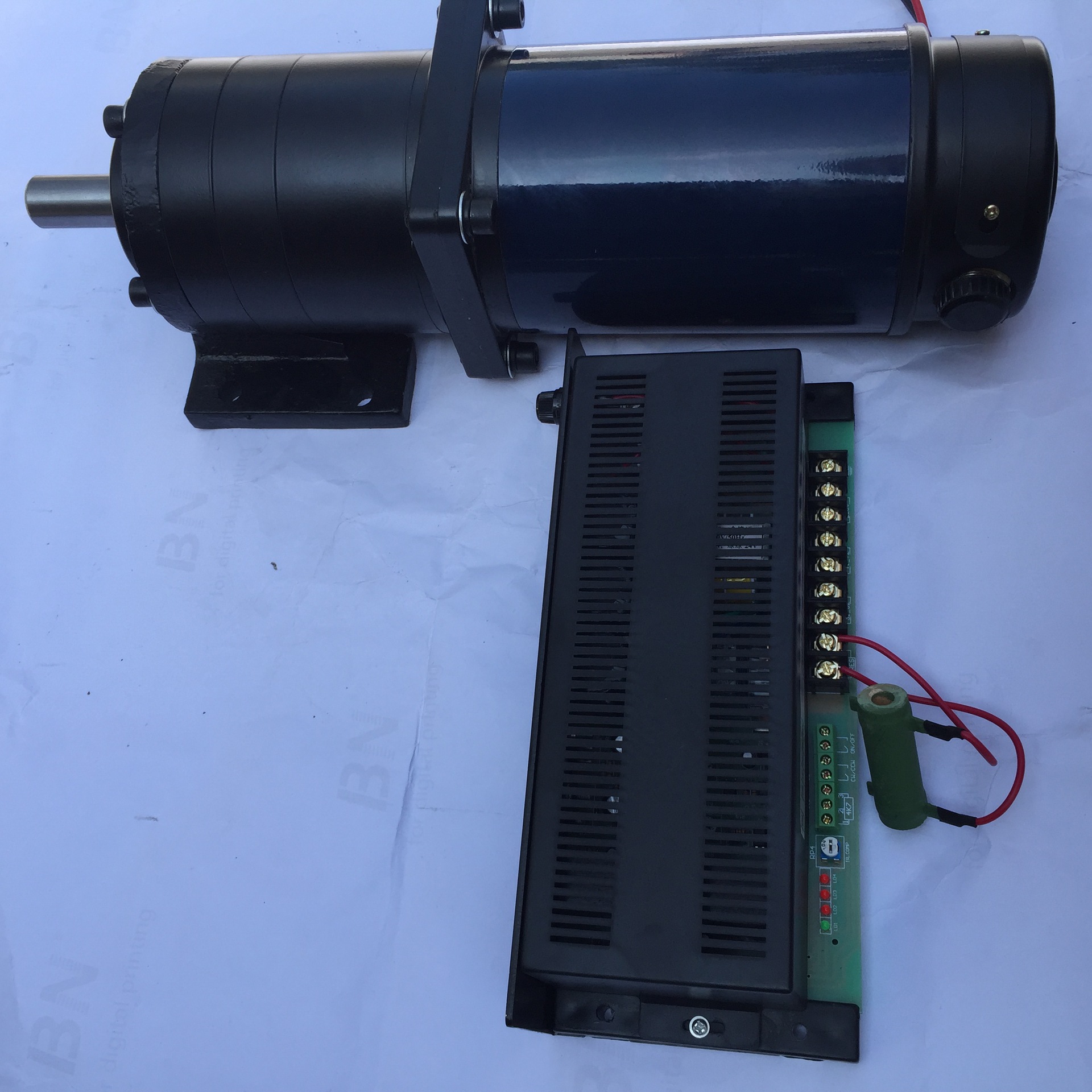 110ZYT105PX24(36)渣土车用篷布伸缩带制动 直流涡轮减速电机