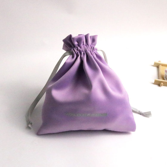 Manufacturers supply a large number of high quality satin drawstring bag jewelry skin care products drawstring storage bag can be printed logo
