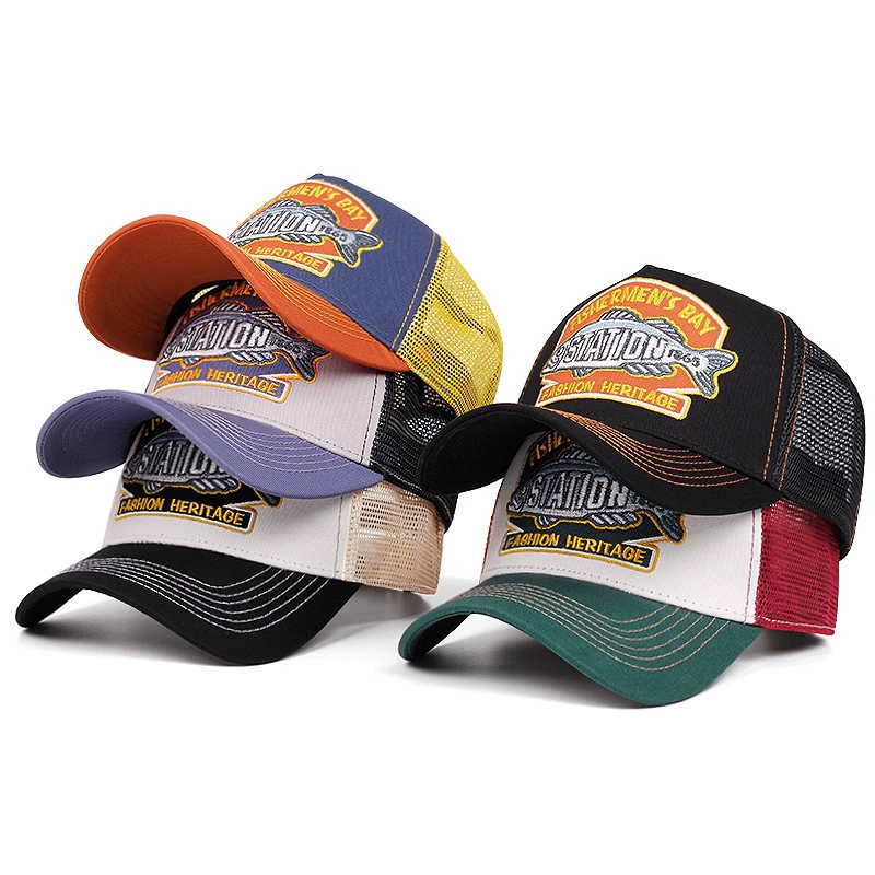 Внешняя торговля Xiyin temu популярная американская ретро кепка-тракер весенне-летняя дышащая сетчатая бейсболка для активного отдыха