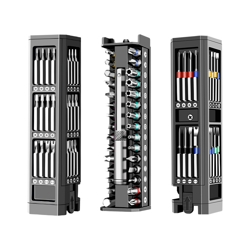 Juego de destornillador de precisión teléfono móvil ordenador portátil herramienta de reparación y desmontaje profesional gris limpieza destornillador pequeño