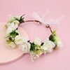 Headband, hair accessory suitable for photo sessions for bride, European style, for bridesmaid