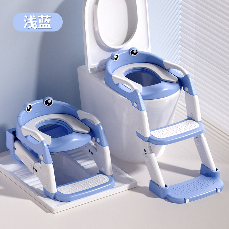 Escalera infantil plegable, inodoro antideslizante multipropósito 3 en 1 para niños y niñas, inodoro