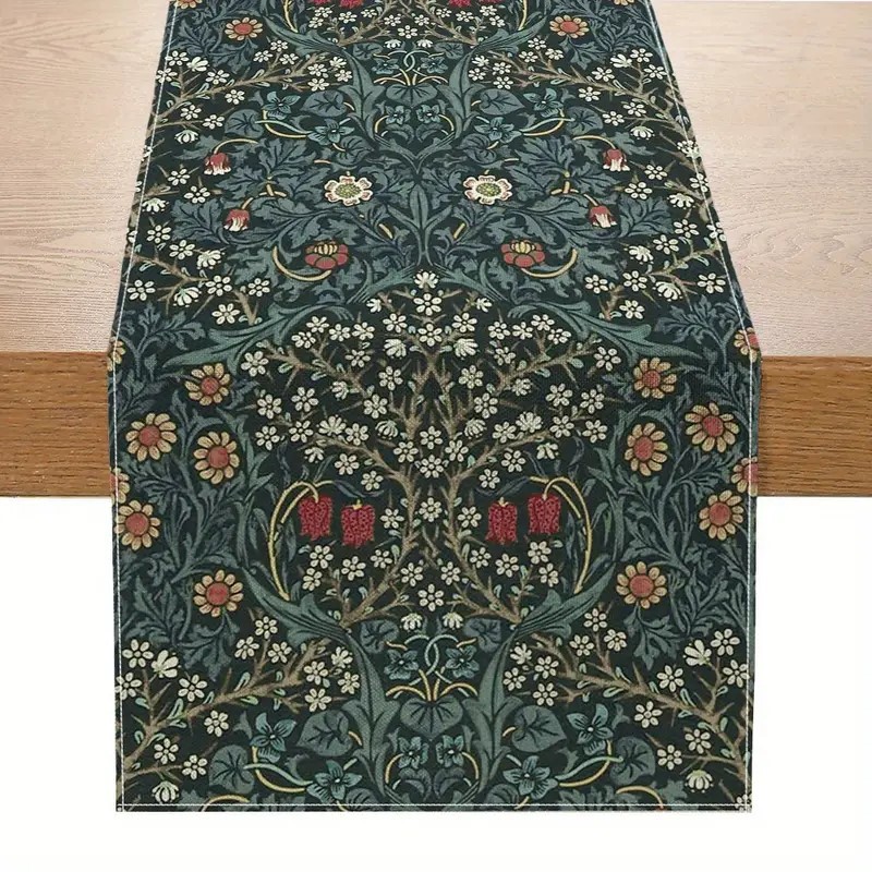Transfronterizo 2024 Amazon nuevo estilo bohemio lino tabla bandera tabla de comedor tabla de té tabla de bandera image 6