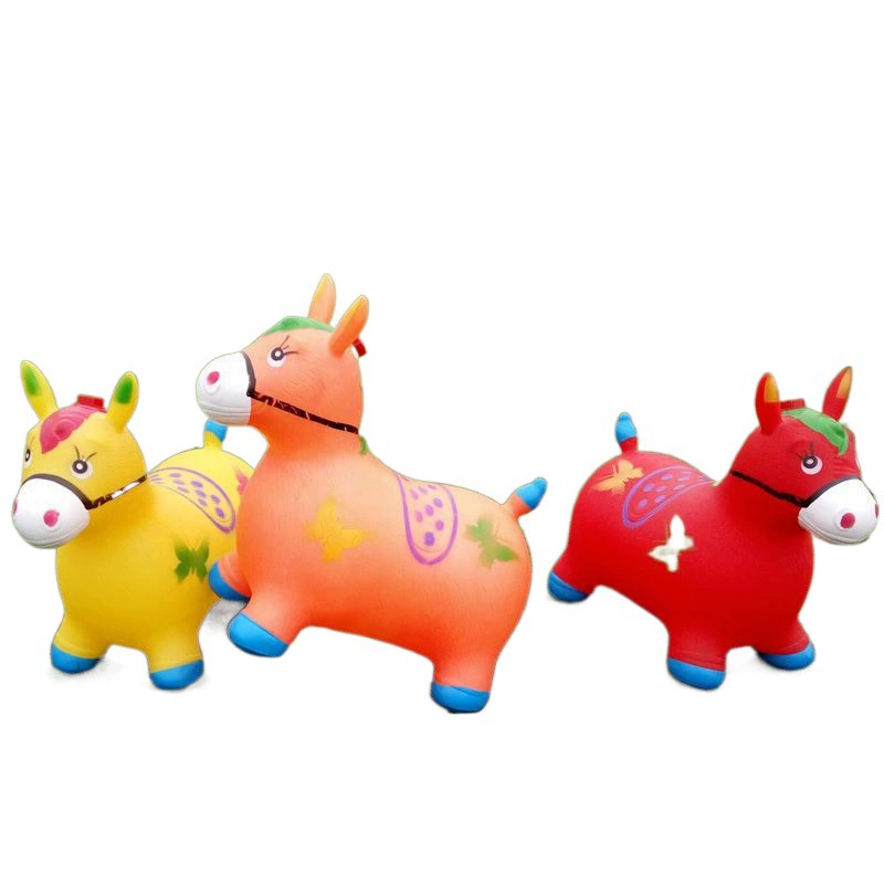 Музыкальная игрушка для прыжков, надувной пони, увеличенная толщина