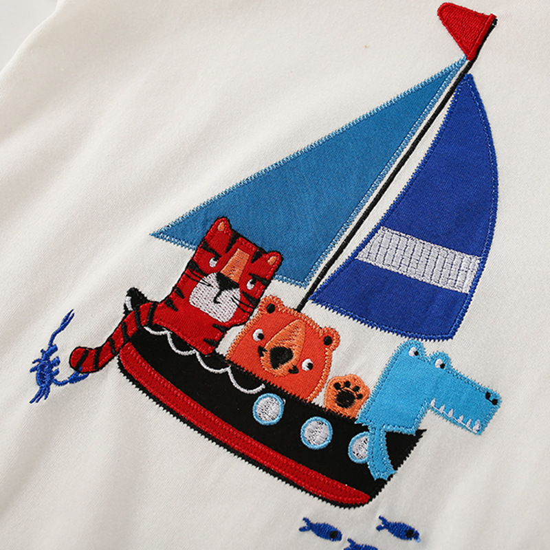 Malwee ropa para niños de dos piezas de verano nueva camiseta europea y americana pantalones de rayas casuales para niños traje de niños