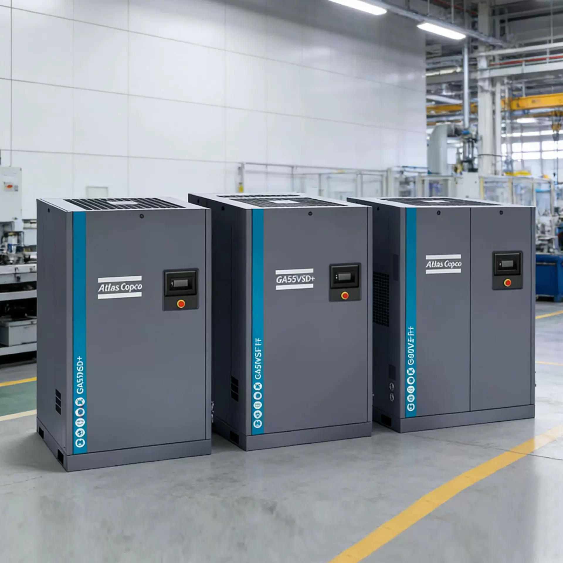 阿特拉斯科普柯GA37空气压缩机GA37 45 55 75 90 110KW螺杆空压机