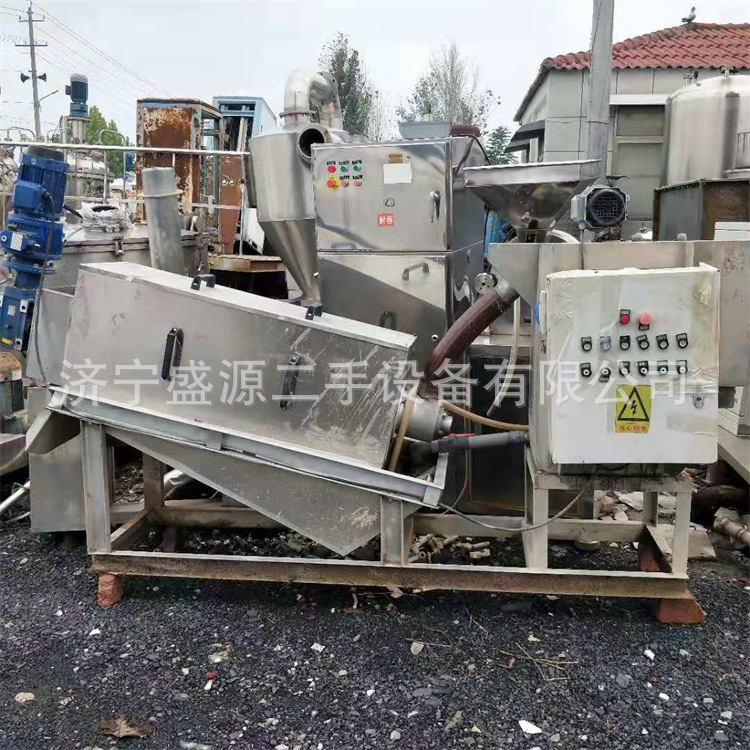 二手压滤机 板框式全自动拉板 叠螺式污泥脱水机带式洗砂机