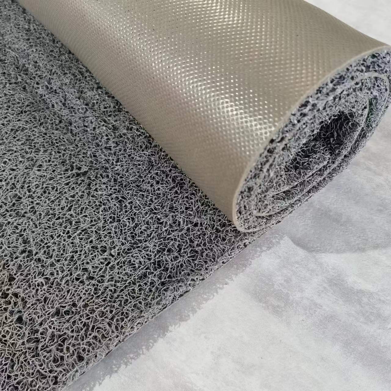 Alfombra de bucle de alambre PVC plástico Hotel Bienvenido alfombra de puerta antideslizante puerta de entrada ascensor antideslizante alfombra de piso de bucle de alambre