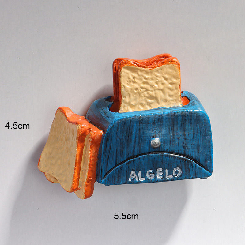 Fridge magnet, bread