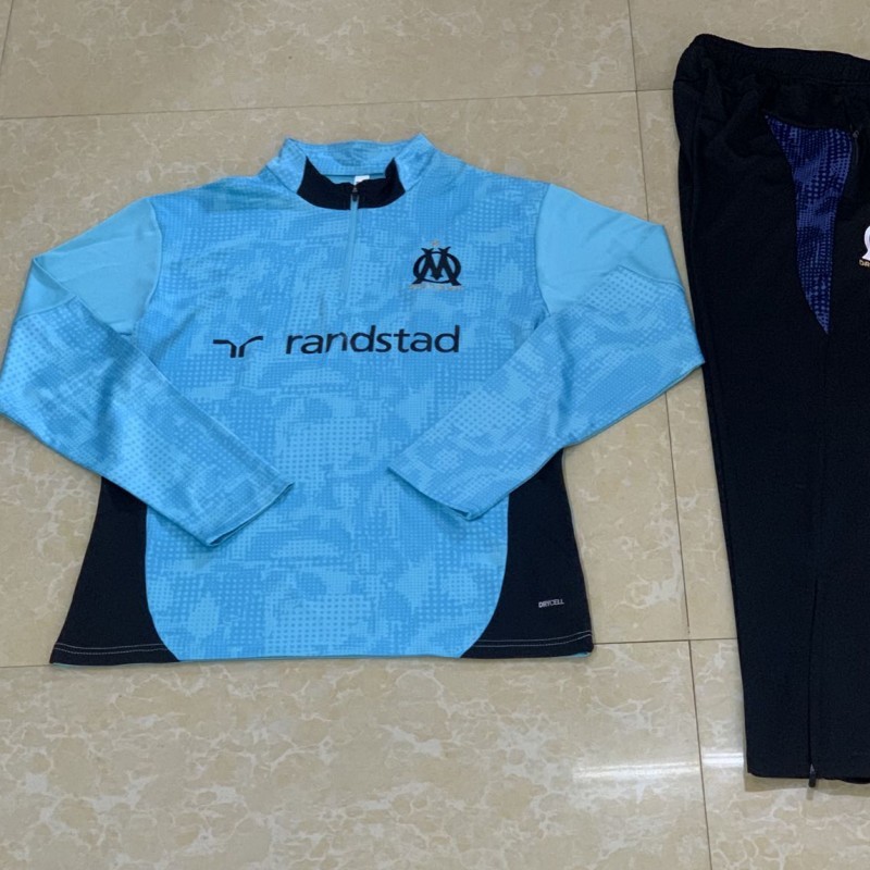 2526巴黎训练服新款皇马出场服足球长袖拜仁成人套装马竞秋冬球衣|undefined