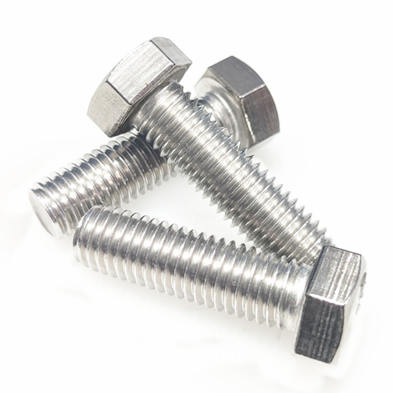 促销苏固304不锈钢外六角螺丝全螺纹螺丝全牙A2-70 M10洗白批发