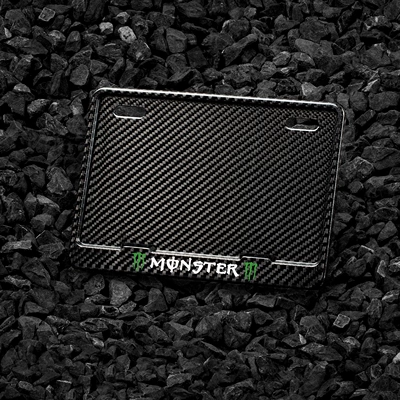 Nömrə qabı | Frame for Motorcycle, Scooter - motorcycle-molded-dry-carbon-twill-magic-claw