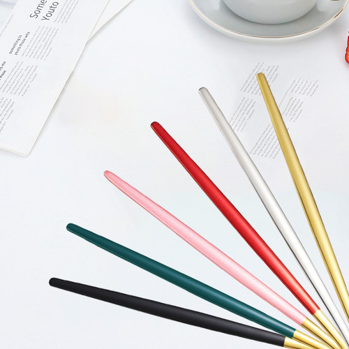 Amazon Best Selling Stainless Steel Tableware Portugal 24-Piece Set Cross-Border Knife Fork Spoon Coffee Spoon Color Box Set