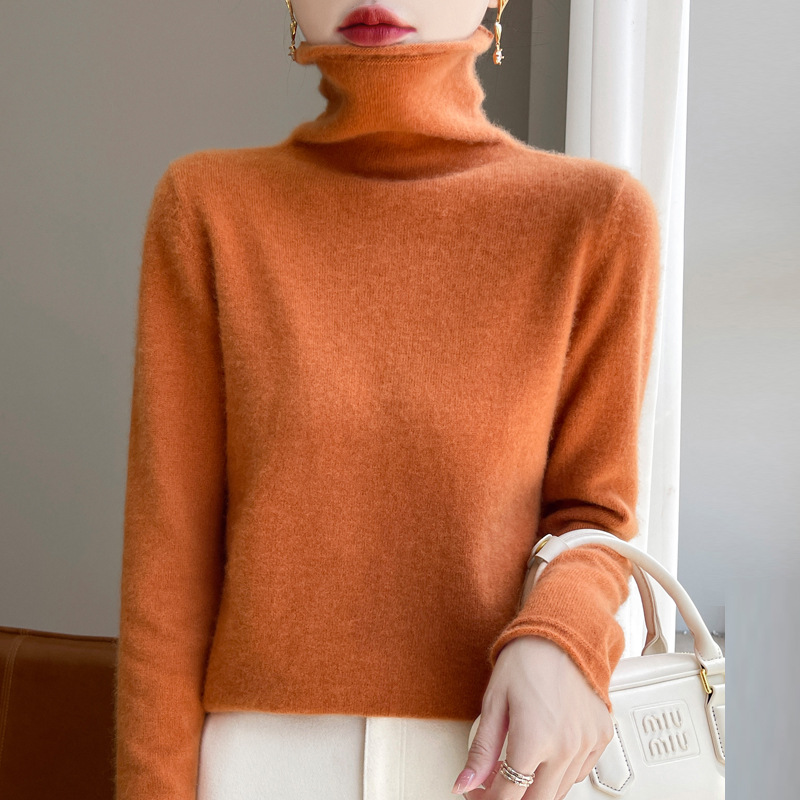 Pile collar pumpkin color