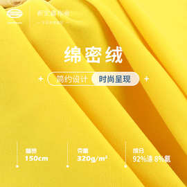 跨境新品绵密绒 32支韩国进口高档丝绒 高弹晚礼服时装布金丝绒