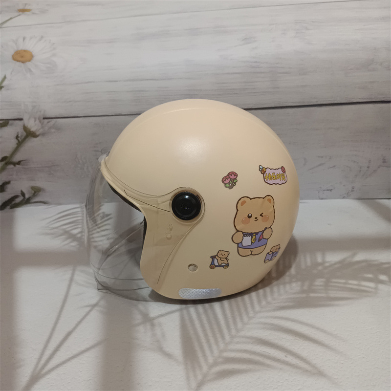 National standard 3C certification electric car adult universal battery car motorcycle safety anti-fall four seasons winter warm half helmet