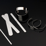 单面镜304不锈钢皮革手环芯多规格手工植鞣皮环定型芯手镯内芯