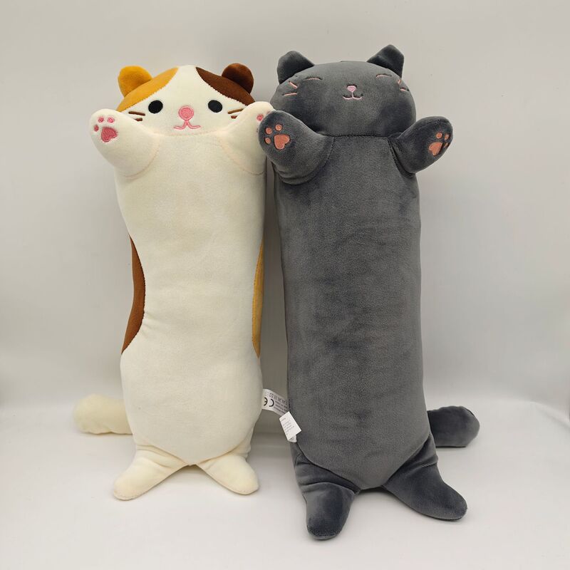 Cross-Border Popular Plush Toy Long Cat Calico Cat Black Cat Doll Pillow Birthday Gift Cute Doll Plushie Cross-Border Popular Plush Toy Long Cat Calico Cat Black Cat Doll Pillow Birthday Gift Cute Doll Plushie