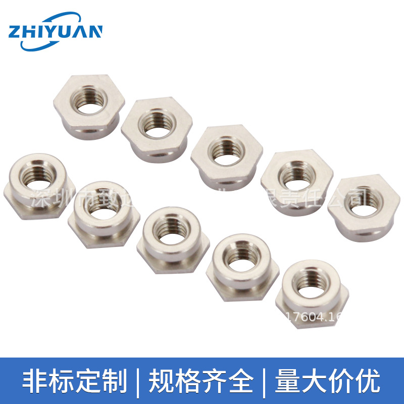 PEM标准压齐平螺母 F-M6-3  F-M6-4  F-M6-5 现货厂家供应