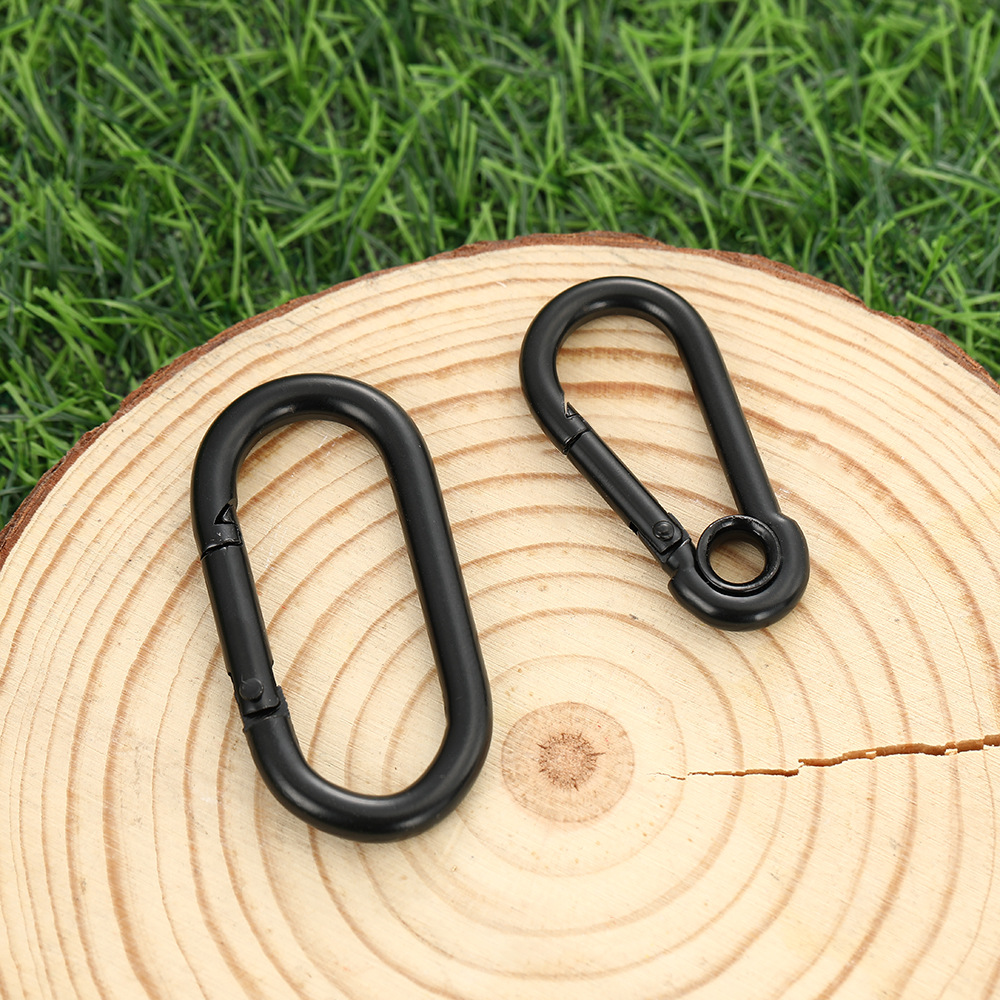 Cross-Border New Ferroelectric No. 5 Ring Carabiner Ferroelectric Runway Buckle Outdoor Mountaineering Multi-Functional Spring Buckle