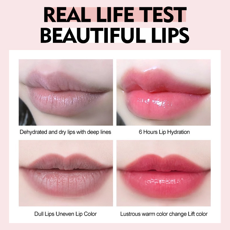 Beauty Makeup Temperature Change Dried Flower Color Change Lipstick Lip Balm Moisturizing Makeup Cosmetics Beauty Personal Care_voghion.com