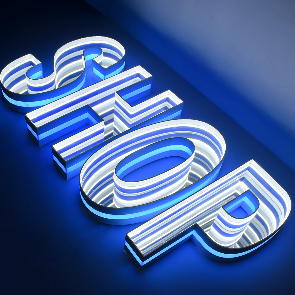 千层镜发光字、深渊字