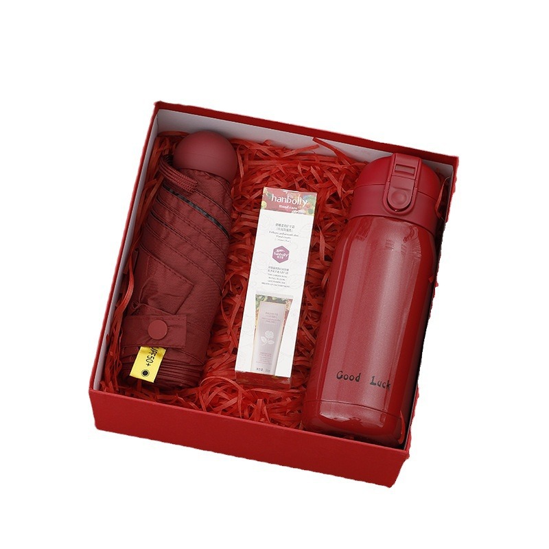 Fiesta de la diosa sanba regalo reunión anual de la empresa taza de aniversario traje de regalo de negocios apertura caja de regalo