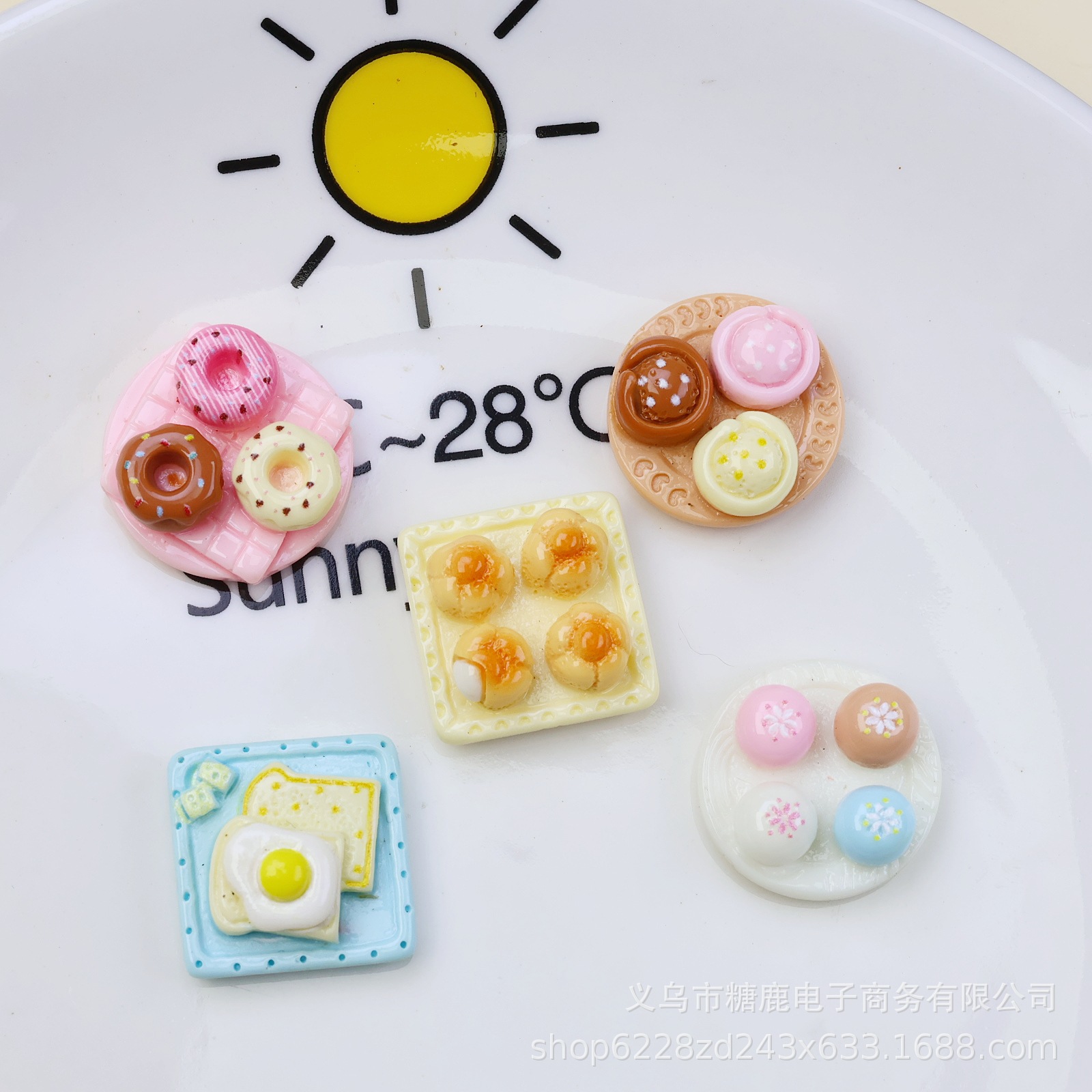 Small card tray snack bright resin accessories diy cream glue shoe buckle jewelry refrigerator sticker hairpin material patch