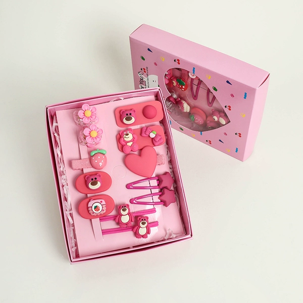 Fuchsia strawberry, set, 12 pieces