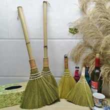 芒草刷键盘刷清洁刷茶台刷子茶盘刷小扫把高粱草迷你桌面草制扫帚