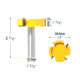 Four-bladed T-cutter slotting cutter woodworking milling cutter engraving machine cutter head grooving cutter large diameter clearing cutter
