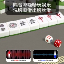 新中式皮革自动麻将方桌布防水防油免洗正方形餐桌垫茶几八仙桌垫