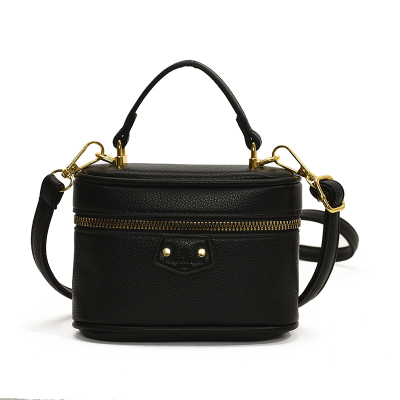 Lichi pola coreana bolso de hombro de niñas moda mini bolso de mano para niños 2025 nuevo bolso de maquillaje infantil
