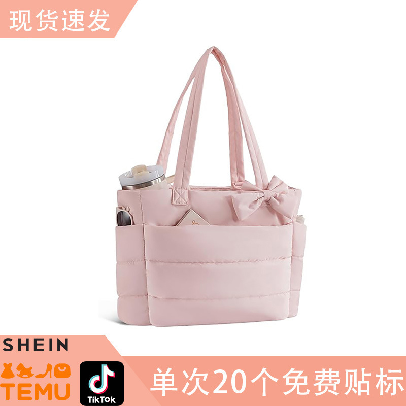 Women's Large Capacity Handbag Lightweight Puffy Tote Bag Multifunctional Travel Work Beach Gym Shoulder Bag Women's Large Capacity Handbag Lightweight Puffy Tote Bag Multifunctional Travel Work Beach Gym Shoulder Bag