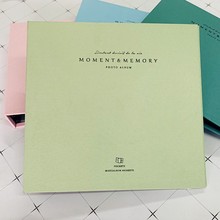 明信片收纳册插袋收藏册相册本棉麻布面本影集6寸3寸4寸8寸5寸插