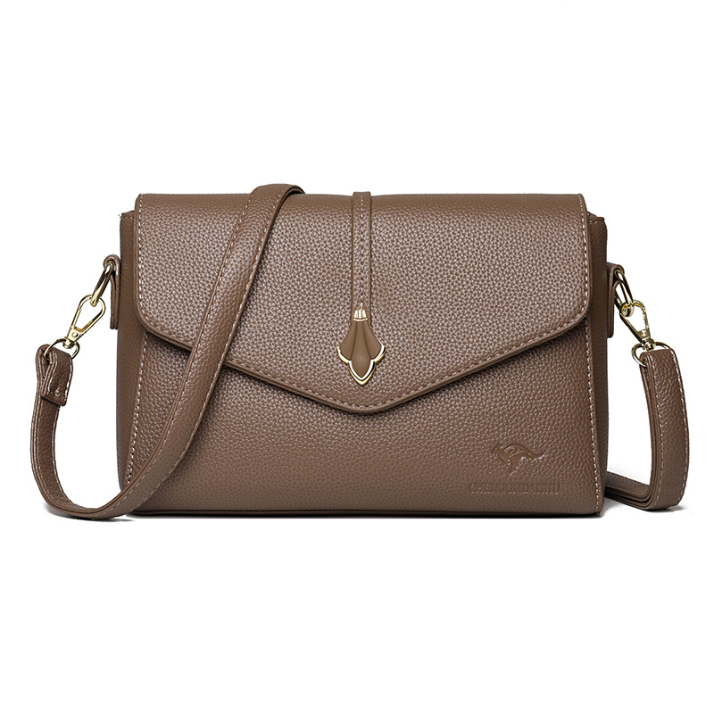 Bolso de moda para mujeres 2026 nuevo bolso pequeño de cuero suave bolso de madres de mediana edad bolso de hombro de gran capacidad bolso de mochila