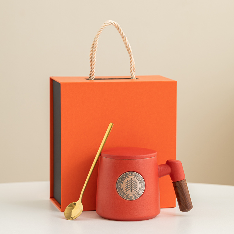 Festival del Medio Otoño regalo de mano mano mano mano de bronce con filtro ins Wenchuang pequeña taza fresca regalo de apertura escolar al por mayor