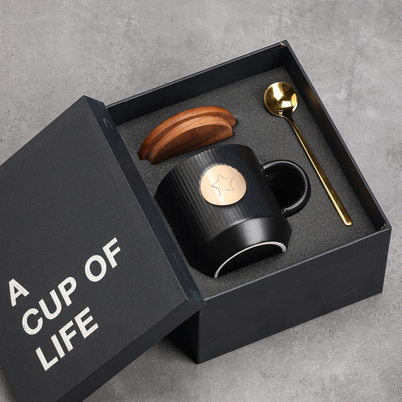 Tazas de cerámica originales, tazas de cerámica de bronce creativas, tazas de café, tazas de agua, tazas publicitarias de logotipo