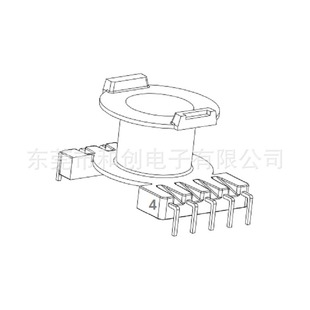 EQ25 transformer skeleton vertical 5 + 5L pin EQ25 high frequency skeleton 2503-1