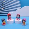 Factory direct selling gifts four -color hat girl cartoon small gift novel practical doll craftsmanship ornaments