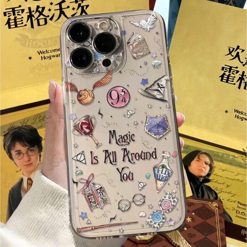 Harry Potter Apple 16/15/14/13promax phone case 12/11 soft xr/xs transparent 7/8plus