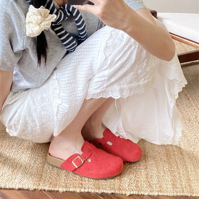 Копченично-конфетные Баотоу полупринчипки для женщин, новые обувь Birkenstock на весну и лето 2025 года