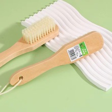 厂家批发软毛木柄刷 仿鬃丝鞋刷子 日用百货两元多元店货源批发