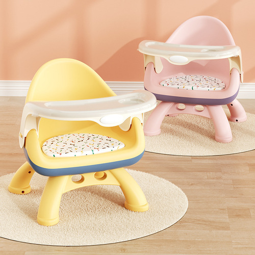 Children's dining chair, baby eating and calling chair, baby multifunctional seat, household small dining chair, bench backrest, dining table
